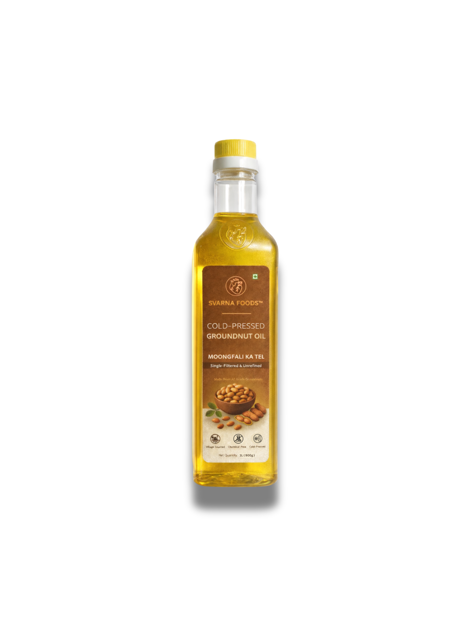 Cold Pressed Groundnut Oil 1 L | 100% Pure & Natural